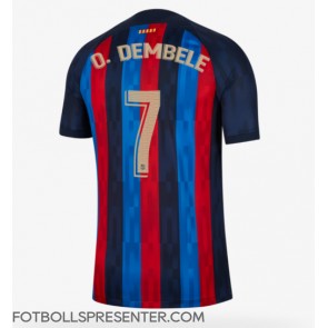 Barcelona Ousmane Dembele #7 Hemma Matchtröja 2022-23 Kortärmad